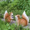 الفنون والحرف الإبداعية فناء Arden محاكاة الحيوانات النحت Squirrel Cartoon Squirtue تمثال الحرف الحرف الحرف الحرف Furnishins المنزل Decorationl2447