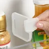 Keukenopslag koelkast partition bord plastic divider spalk koelkast zijdeur clip voor fles kan plankorganisator