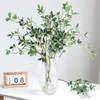 Flores decorativas de luxo tenuifolia Ficus Tree Branch Fake Flower Home Decor Longa Decoração de Casamento Plantas Artificiales