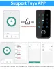 Bloquear o sistema de controle de acesso à porta inteligente Tuya IP65 Biometria à prova d'água Cartão de impressão digital RFID NFC App Passsword Lock Electronic Lock