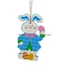 Other Festive & Party Supplies 15Cm Wooden Hanging Ornaments Bunny Rabbit Themed Tags For Easter Home Wall Tree Decor 0123 Drop Delive Dhpuf