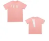T-shirt haut de gamme américain T-shirt de haute qualité T-shirt de haute qualité T-shirt à manches courtes 50 Color T-shirt pour hommes et femmes