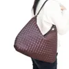 جديدة كبيرة سعة كبيرة أنثى حقيبة نسيج متخصصة تصميم غير تعدد الاستخدامات الكتف المفردة مضفر