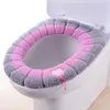 New Winter Warm Thickened With Handle Universal Soft Washable Bathroom Toilet Seat Cover Pad Cushion Mat