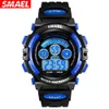 Dziecięcy sportowy zegarek elektroniczny mężczyzna Waterproof Digital Watch Trendy Watch Mężczyzna