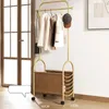 Keukenopslag mobiele jas hanger standaard garderobe multiadjustable kleding buitenrek schoenwielen balkon arara de roupa el accessoires