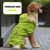 Vêtements pour chiens arc-de-papier animal imperméable veste de pluie détachable de chiens vêtements résistants à l'eau pour la mode du jour de la journée de pluie