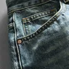 Heren jeans retro tapsapere heren jeans hoge taille taille pack jeans katoenen taille licht elastische denim broek eenvoudige dagelijkse heren broekl2403