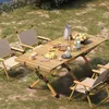 Muebles de campamento Garden Picnic Picnic al aire libre Resistente portátil Plegable moderno Camping Mesa Dobravel Portatil