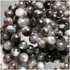 Свободные драгоценные камни Meihan Natural Starlight Sunstone Round Beads Gemstone для украшения ювелирных изделий Dhh4a