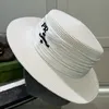 Top de créateur de mode Caps pêcheurs hommes hommes femmes chapeau de seau de seau de soleil d'été chapeau de paille délicat