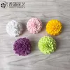 Decorative Flowers 28pcs Ping Pong Chrysanthemum Wedding Decoration Gift Box Bouquet Fragrant Soft Soap Flower