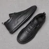 أحذية غير رسمية شتاء رجال الفلكنة القطن مبطنة دافئة عالية الجانبية الرمز البريدي المتسكعون الشباب العصرية