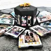 Geschenkwikkel Postbus Diy Handmade verrassing explosie bekentenispaar bruiloft liefde jubileum creatieve hexagon multi-layer