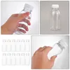 Tigelas bebem garrafa de garrafa de plástico suco de suco de embalagem recipiente portátil garrafas de bebidas embalagens pequenos recipientes de vidro