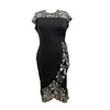 Party Dresses Bodycon Dress With Sequin Splicing Elegant Lace Fishtail Embroidery For Women Evening Parties Office