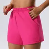 Sommer -Aloyoga -Shorts, locker ansässige äußere Kleidung von Frauen, schöne Frauenläufe und schlankende Fitnessshorts, schnelle Trocknen heißer Hosen