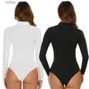 Tammella in vita Shaper High Collar Spetwear Corset Bodysuits Women Tummy Control Crenge Sexy Open Pore Tops Shaper Full Body Shaper L2447