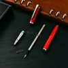 Fountain Pens Black Metal Bead Pen Penature Business Creative Reklama Prezent można dodać H240423
