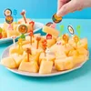 Dispostable Foodware Food Fruit Pick Fork Bento Box Décoration du déjeuner 7 styles Choisissez des accessoires de fête