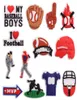 Wholesale 100pcs PVC Kids Baseball Helmet Helled Shood Shole Decorations Buckle for charms jibbitz backpack1508526