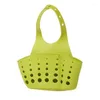 Kitchen Storage 1pcs Dish Cloth Sponge Bag Sink Holder Soap Portable Home Hanging Drain Basket Bath Tools