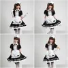 Temadräkt akihabara cosplay y franska piga söta flickor svart lolita klänning enhetlig skola halloween för kvinnor droppleverans uppenbar