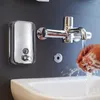 Dispensatore di sapone liquido Pressa a mano Porta montata a parete Contenitore vuoto in acciaio inossidabile per Home El Gel