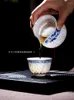 Teaware Sets Hollow Exquisite Porcelain Hand Painted Blue And White Teapot Tea Cup Suit Chinese Style Household Minimalist