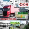 Araba Kamyonu HGV Aksesuar Araçları için 9 inç GPS Gezinme HD Navigator 2024 Ücretsiz Güncelleme Avrupa Kuzey Amerika Haritası 8GB FM Bluetooth Müzik