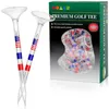 Belts 50Pcs Stable Golf Tees Reduce Friction And Side Spin Transparent Plastic Reusable Anti-Slip For Activities
