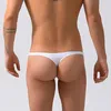 Sexy Mens Swim Thong Half Back Brazilian Bikini Briefs Ultra Low Waist Mini Slips Swimwear Beach Shorts Swimming Trunks Swimsuit 240407