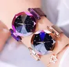 2019女性時計星空ファッションダイヤモンドレディースマグネットウォッチwomen039s Quartz wristwatch17171640