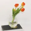 Fleurs décoratives Tulip Fleur artificielle Real Touch Bouquet 40cm Luxury Home salon Déco Flores Fake Plant