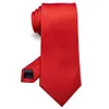 Coules de cou Kamber pour hommes Couleur solide 8cm Silk Jacquard Décolleté Green Red Tie adaptée aux hommes accessoires de mariage commerciaux officiels Expédition directe C240412