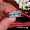Clusterringe Huitan Luxus Kubik Zirkonia Versprechen für Frauen Einfache Design Mode Finger Accessoires Geschenk ol Ring Trendy Schmuck