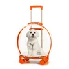 Cat Carriers Puppy Carrier Wheels Rolling Stroller Pet Dog Travel With Comfortable Mat 360 Degree Swivel Mute