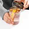 Bicchieri da vino da 400 ml di bicchiere con coperchio a perdita di coperchio resistenti al calore addensato tazza d'acqua succo di tè per latte per la casa per ufficio