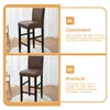 Chair Covers Elastic Cover Table Protector Sleeve High Back Water Resistance Dining Room