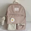 Schulbags College -Student Ladies süße Rucksack Frauen Blume weiblich harajuku Buch Kawaii Nylon Girl Trendy Bag Mode Mode