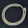 5 mm de largeur une ligne glacée bijoux de bijoux gra certificats paster diamant testeur vvs1 Collier de chaîne de liaison cubaine Moisanite Cuban