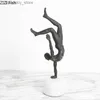 Kunst en ambachten menselijke sculptuur sport ymnastiek olden fiure ambachten ornamenten handstand abstract moderne huizendecoratie accessoiressl2447