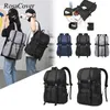 Mochila de grande capacidade Viajar mochilas ao ar livre Meninas de 15,6 polegadas para adolescentes bolsas de cordão de gola machada machilas mochilas