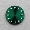 Kits 29mm 8215 Watch Disque Dial luminoso verde azul 2836 Dial de relógio para 2824 2836 8215 8205 8200 2813 3804 Dial modificado de movimento