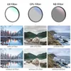 K F Concept MCUV CPL Polarizer Neutral Density Filter ND4 Len Kit For Camera 37mm 4M 49mm 52mm 58mm 62mm 67mm 77mm 82mm 240327