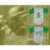 Raymond Ray Ray Bennet 5 Kekambas Baseball Jersey Hardball Nieuw gestikte