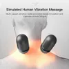 Masaje de cuerpo completo masaje eléctrico almohada masajeador cervical calentamiento masaje de vibración cuello de hombro multifuncional compresa de masaje almohada 240407