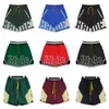 デザイナーRhude Men's Shorts Summer Fashion Beach RhudeMen高品質のストリートウェアレッドブルーブラックパープルパンツメンズショート