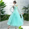 Stage Wear Waltz Ballroom Competition Dresses Standard Dance Performance Costumes Women Embroidery Evening Party Gown High End Big Dro Dhvpx
