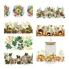 Window Stickers 3D UV DTF Transfers 16oz Cup Wrap Flower Plants Printed For DIY Glass Ceramic Metal Leather Etc. D1888